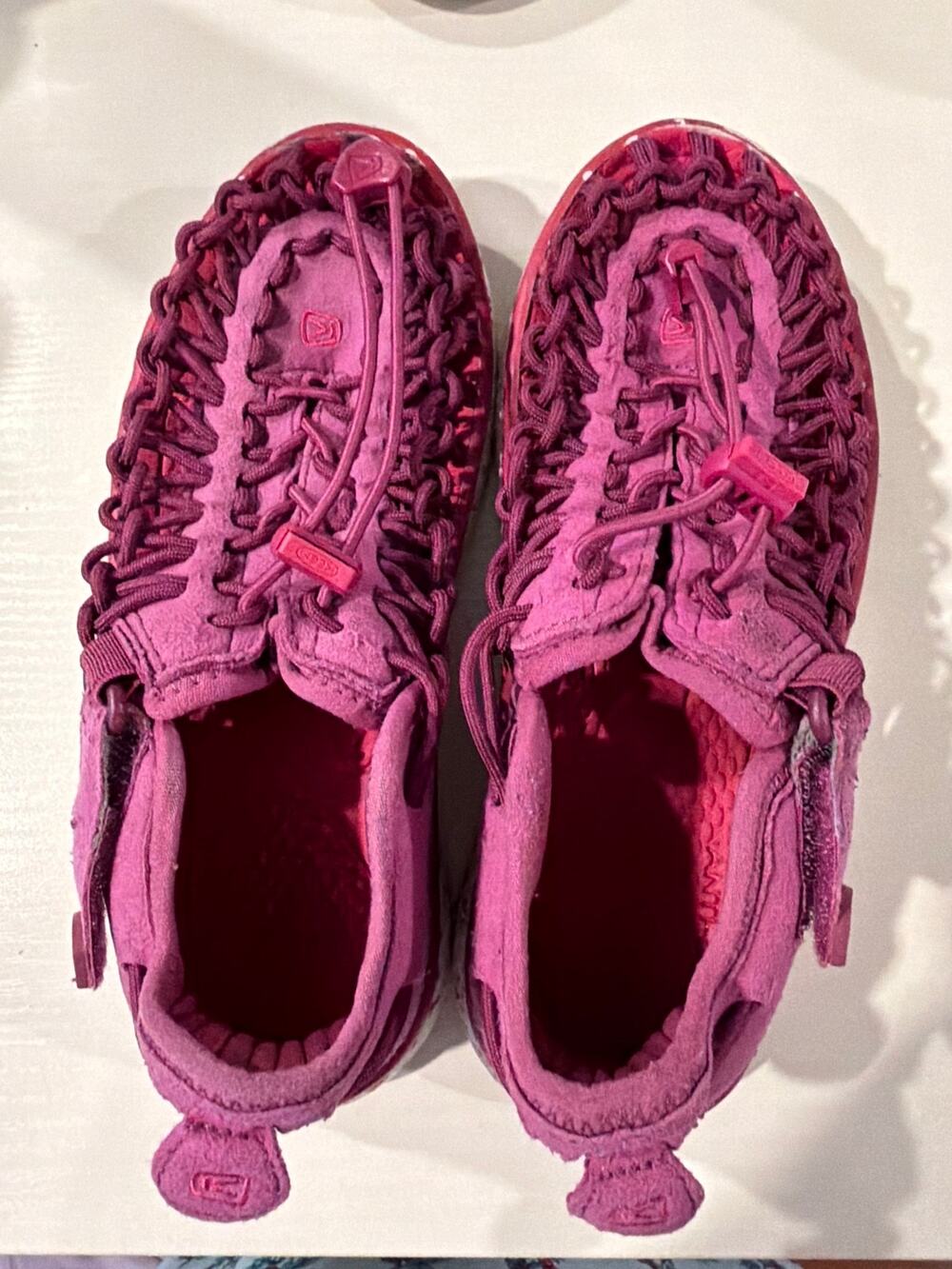 Kids Keen Uneek Sport Sandals Hiking Sandals Shoes Purple Pink Size 13
